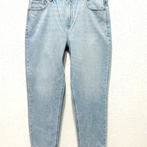 American Eagle‎ Outfitters mom Light Blue High Rise Jeans 14